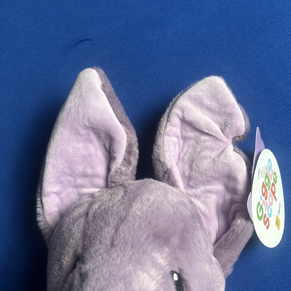 Gigglescape Halloween Purple Plush Bat 18in Posable Wings Stuffed Animal NEW - Picture 12 of 12